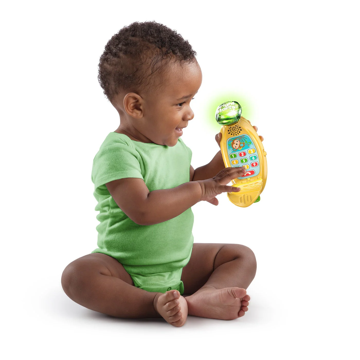 Bright Starts - Babblin’ Banana™ Ring & Sing Activity Toy - Image 4