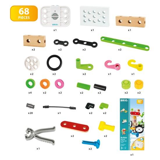 Brio - 68 pc Builder Record and Play Set - Image 7