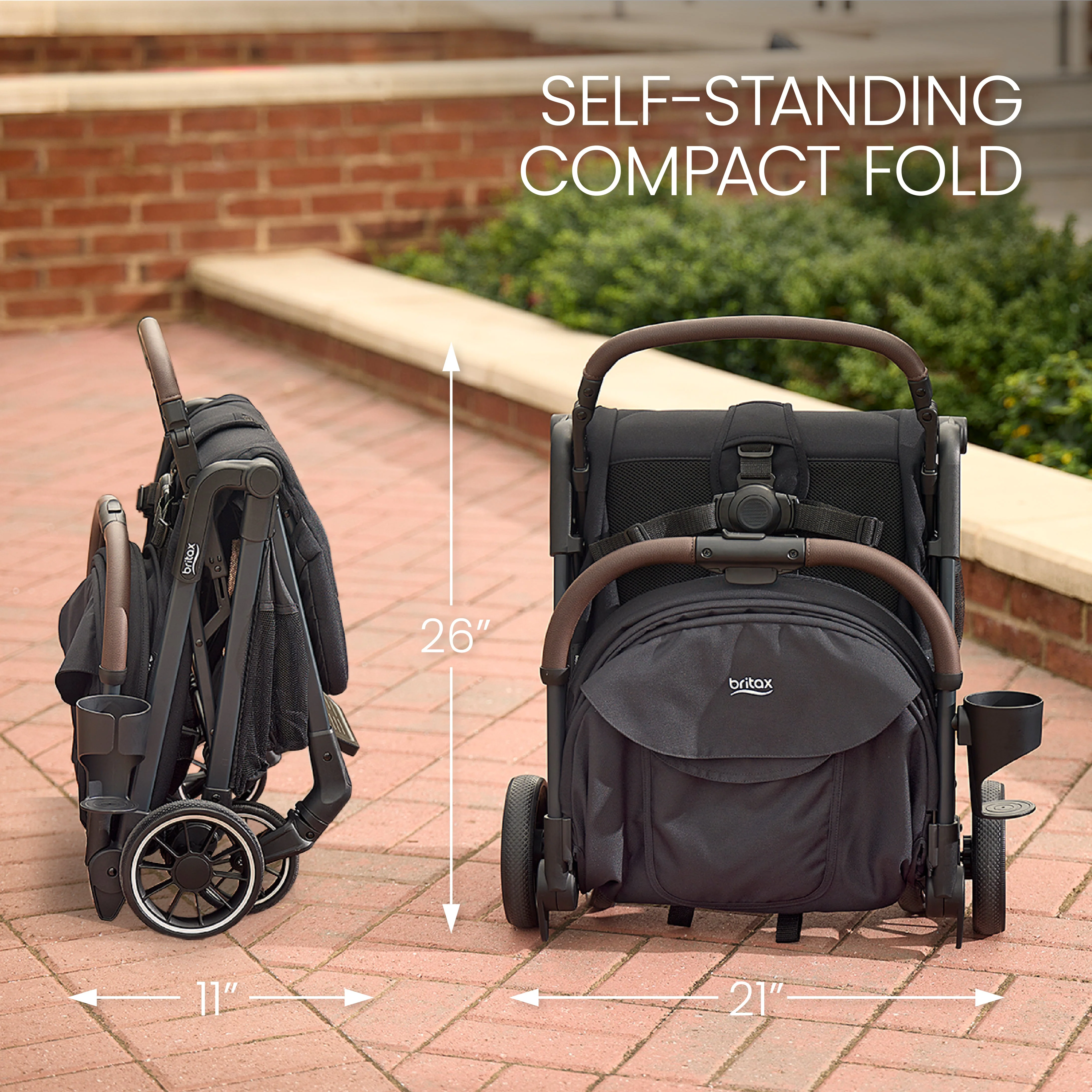 Britax - Juniper Compact Travel Stroller with One-Hand RapidFold - Image 10