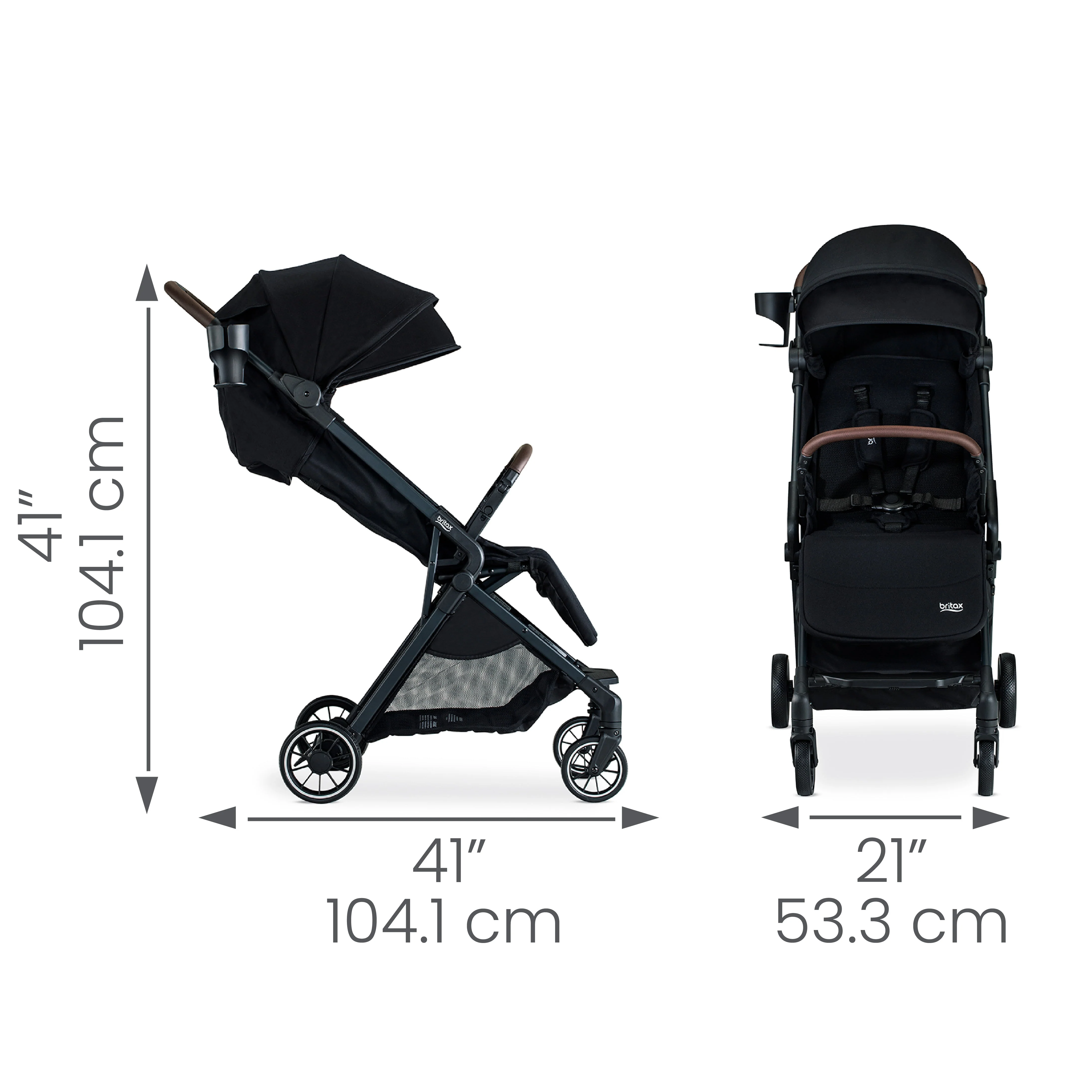 Britax - Juniper Compact Travel Stroller with One-Hand RapidFold - Image 6