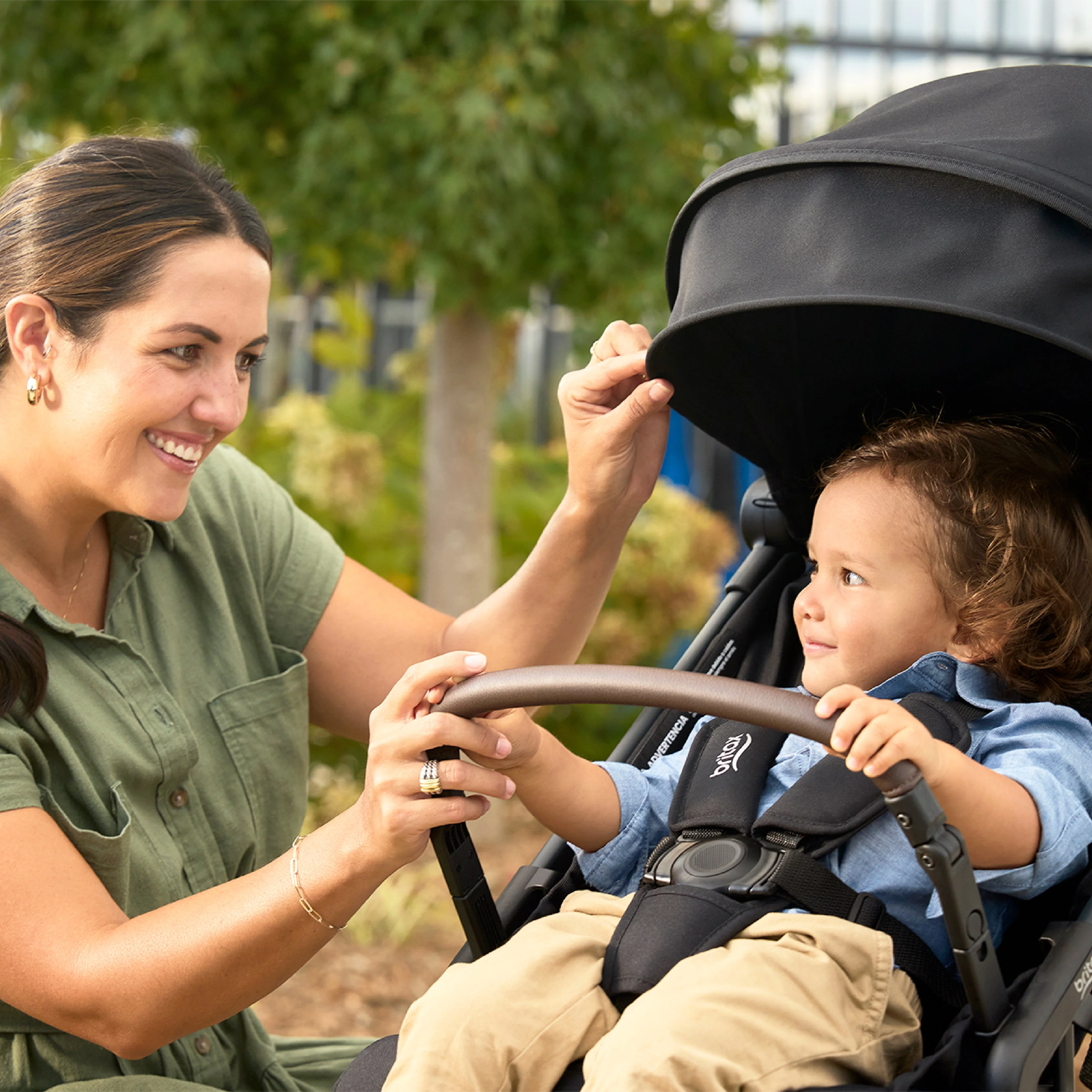 Britax - Juniper Compact Travel Stroller with One-Hand RapidFold - Image 8