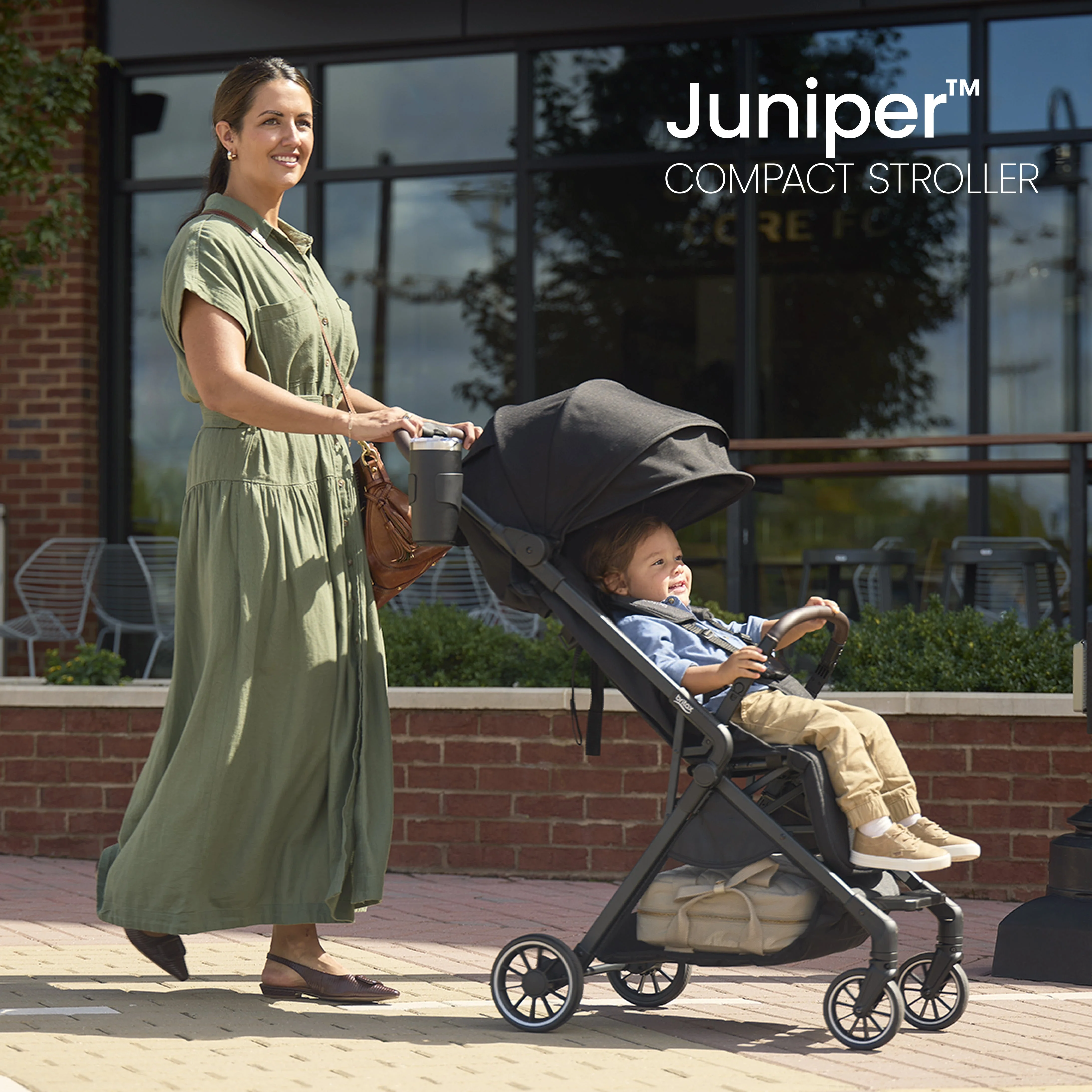 Britax - Juniper Compact Travel Stroller with One-Hand RapidFold - Image 9