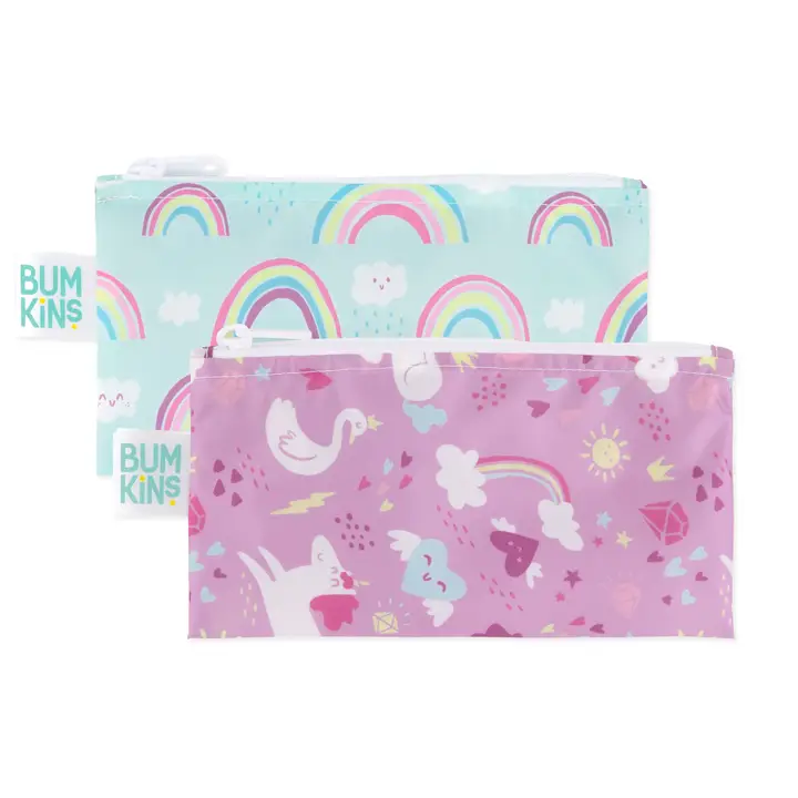 Bumkins - Reusable Snack Bag - Small - 2 Pack - Image 5