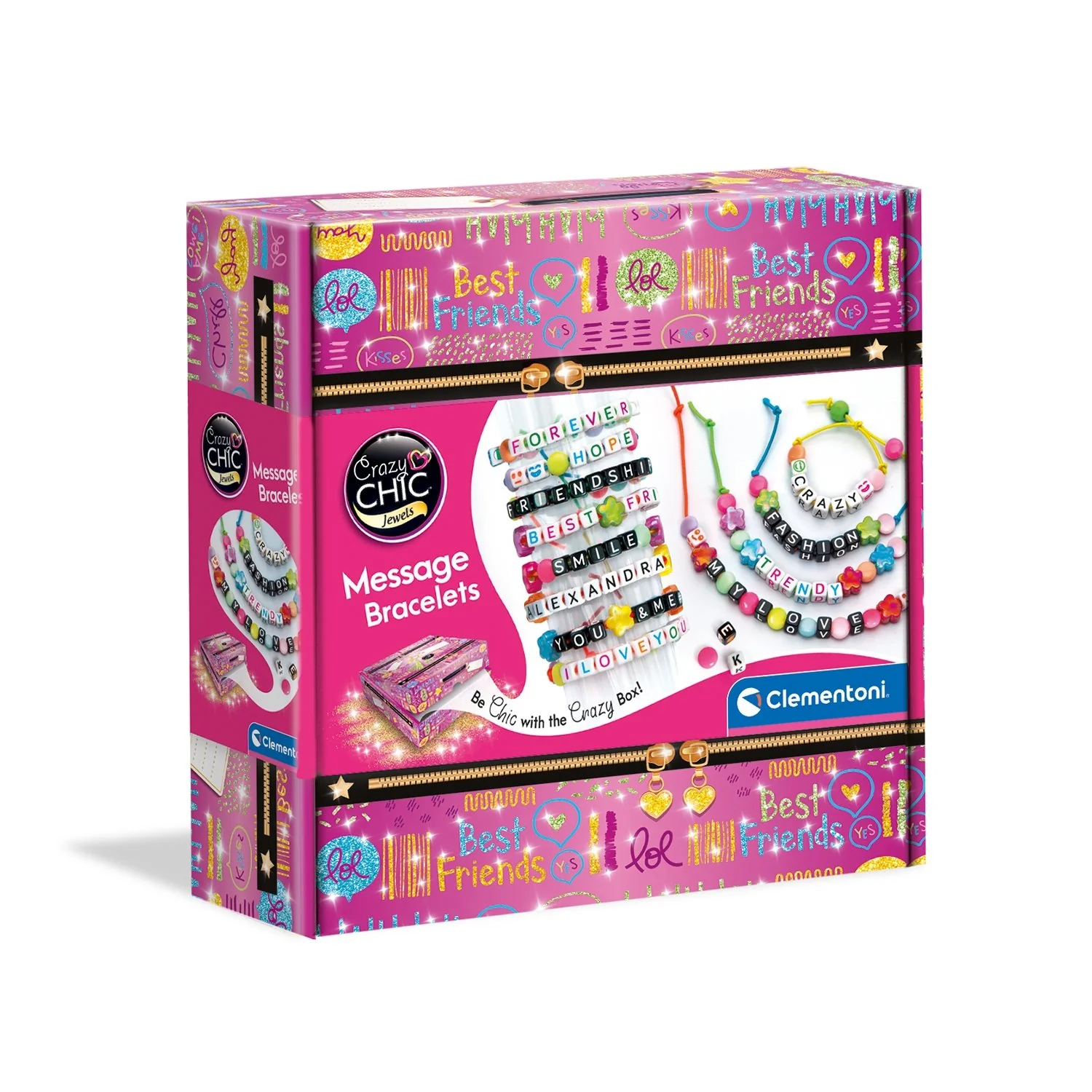 Clementoni - DIY Friendship Bracelets with Letters