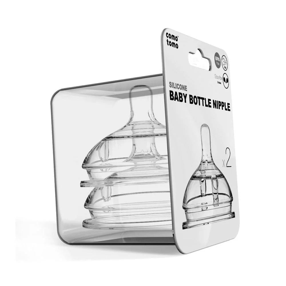 Comotomo - Natural Teat Silicone Nipples - Image 2