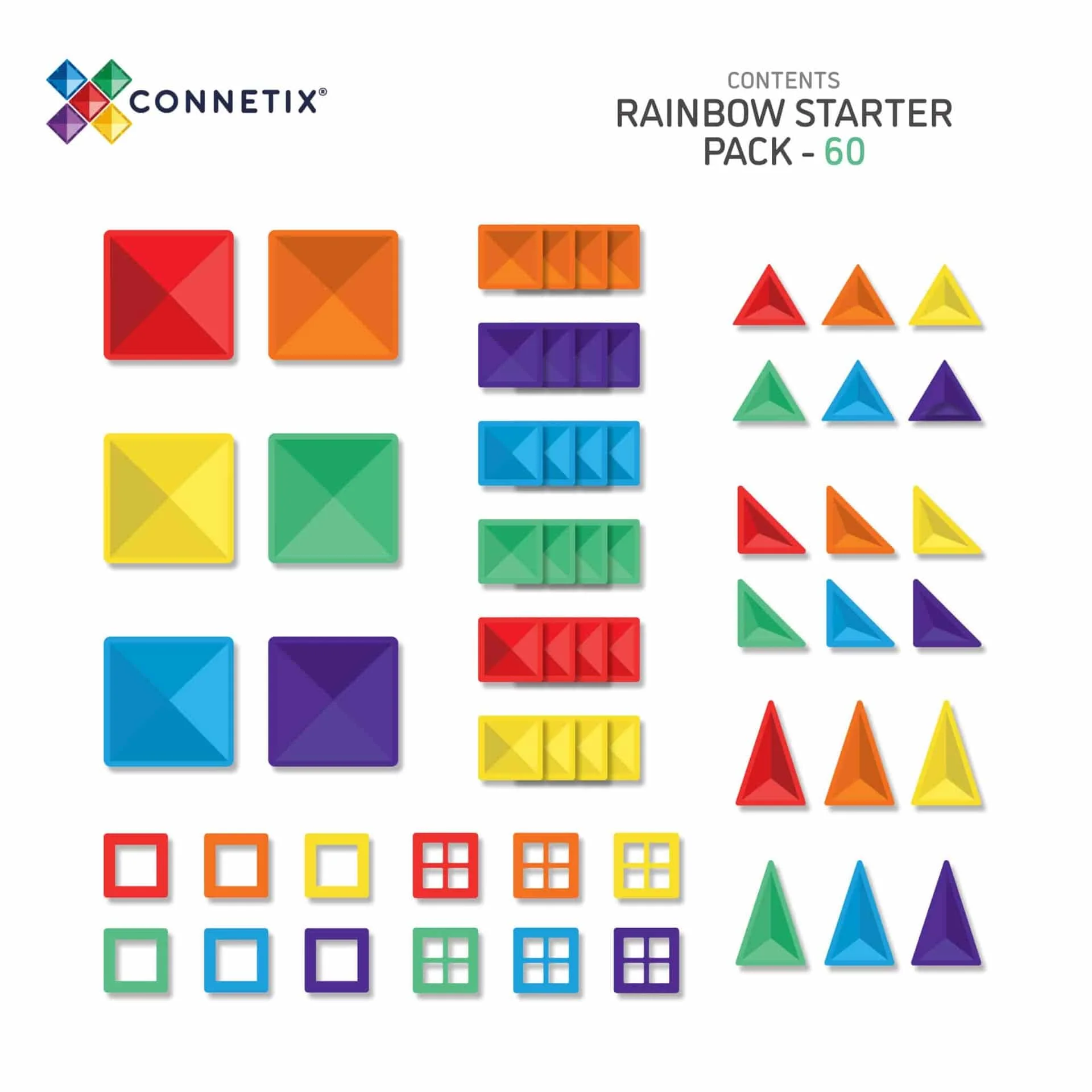 CONNETIX - Rainbow Starter Pack - 60pc - Image 6