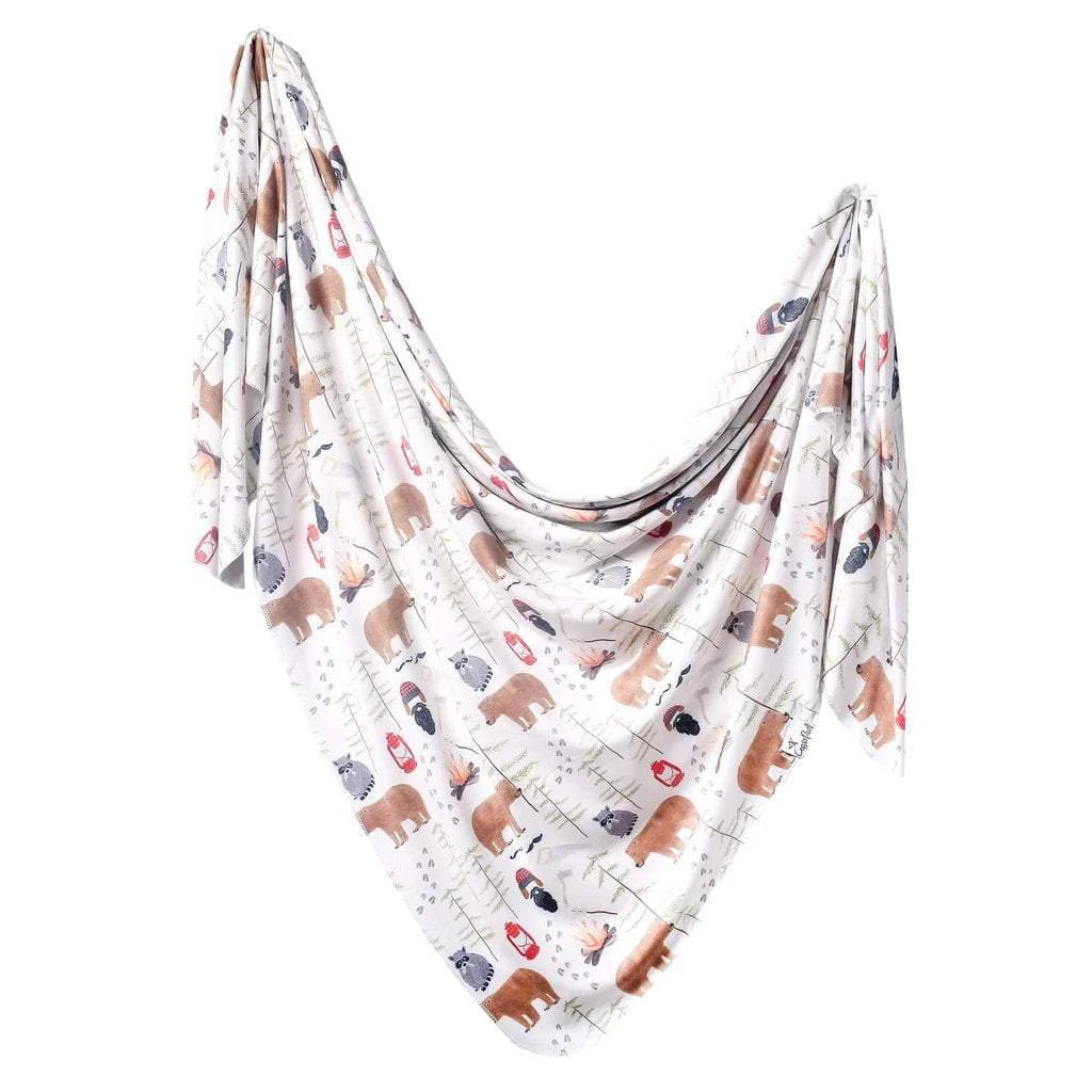 Copper Pearl - Knit Swaddle Blanket - Image 3