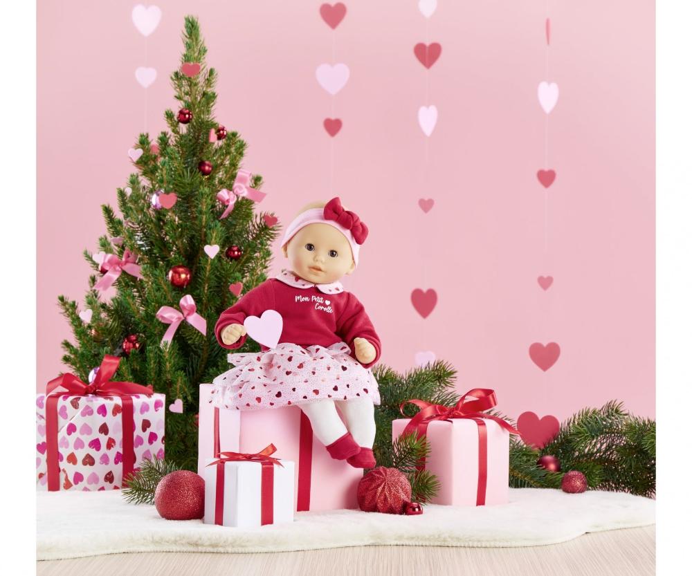 Corolle - Bebe Calin Margaux Heart Petals Soft Doll - 12" - Image 3