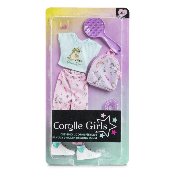 Corolle - Corolle Girls - Fantasy Unicorn Dressing Room Set 11" - Image 2
