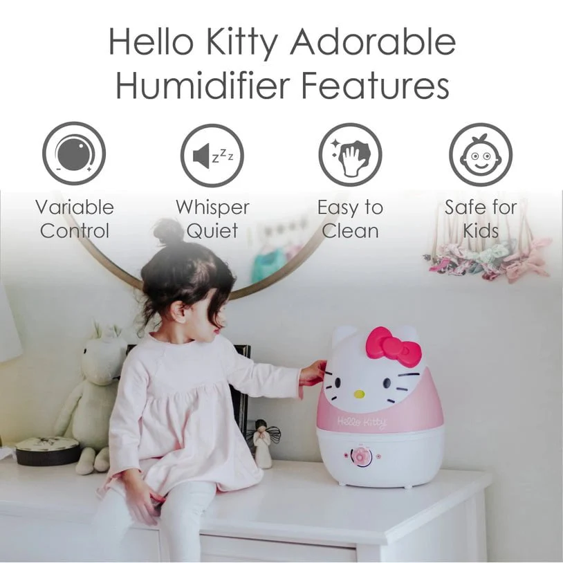 Crane Baby - Adorable Ultrasonic Humidifier - 1 Gallon - Hello Kitty - Image 3