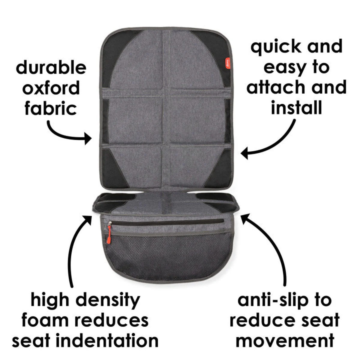 Diono - Car Seat Protector Ultra Mat and Heat Sun Shield - Image 6