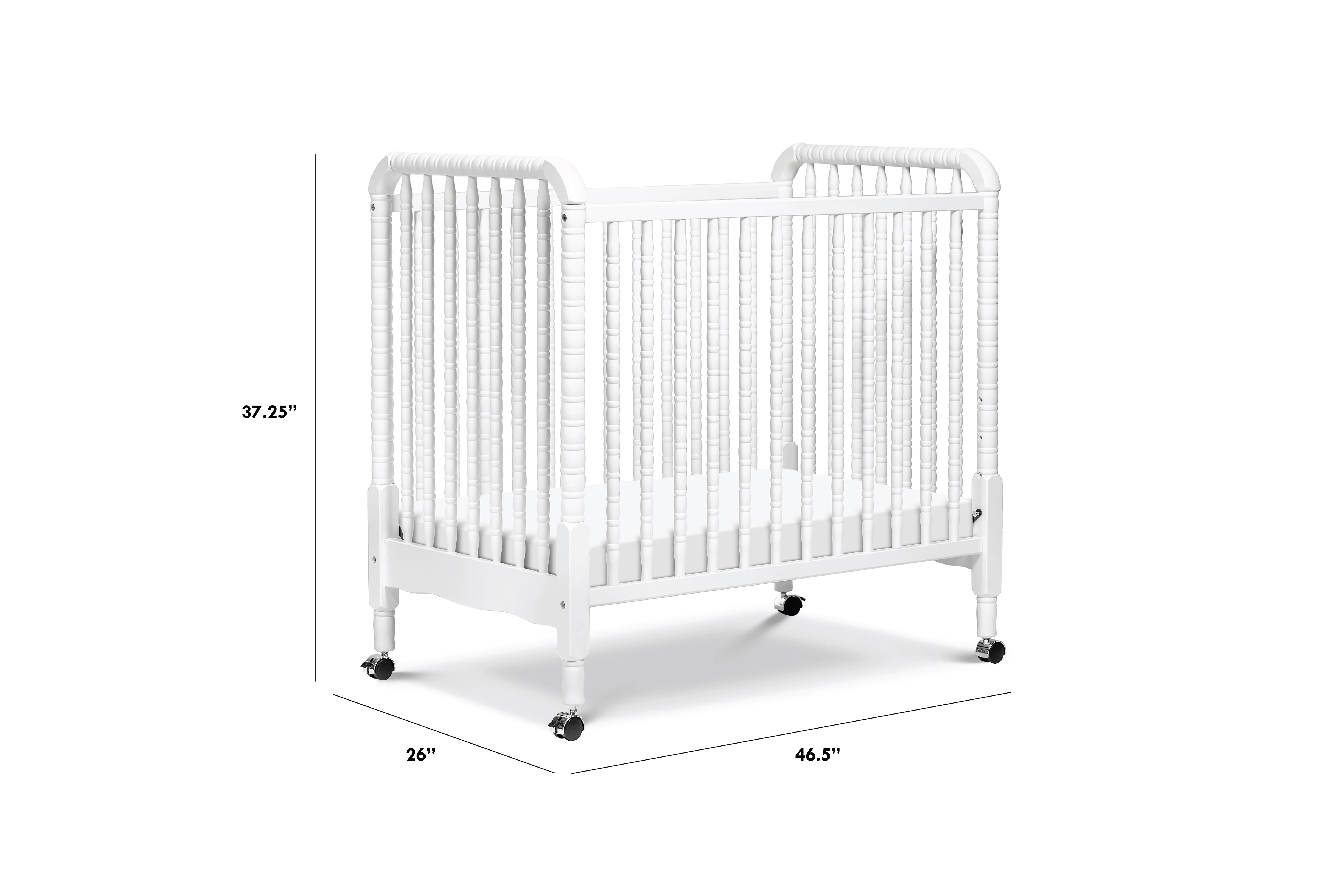 DaVinci - Jenny Lind 3-in-1 Convertible Mini Crib - Image 11