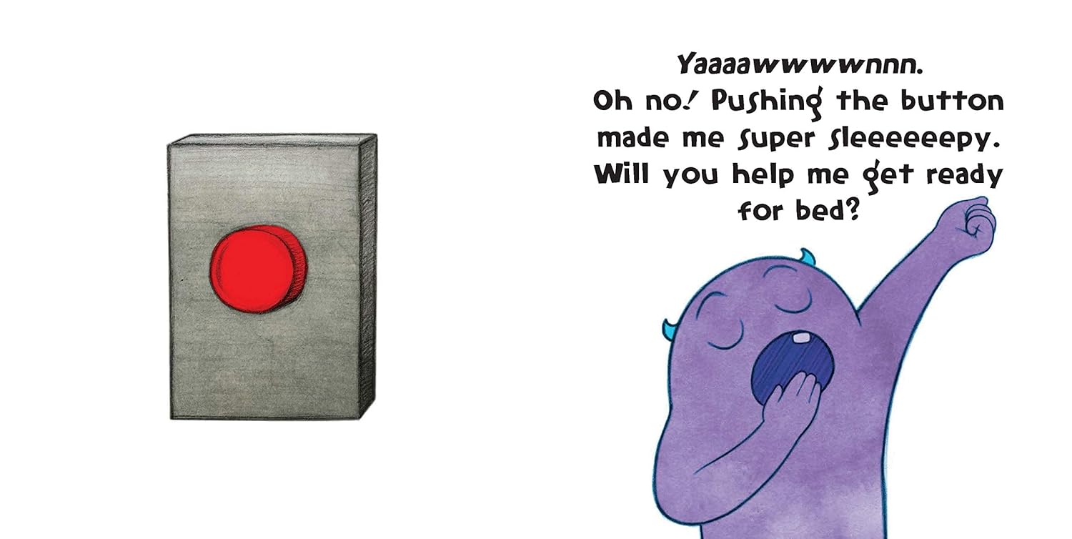 Don't Push the Button! Let's Say Good Night (Board book) - Image 3
