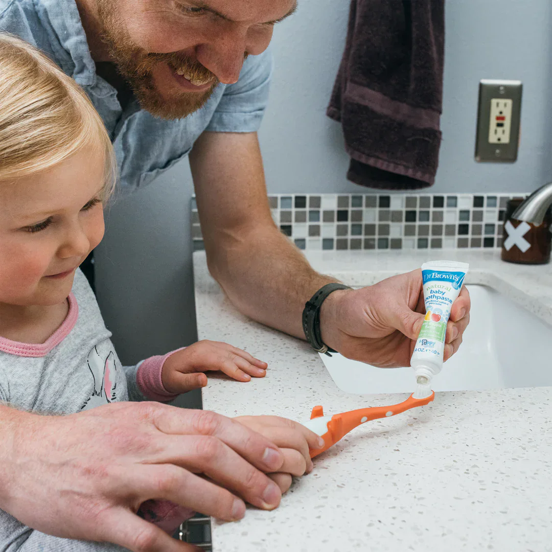 Dr. Brown's - Fluoride-Free Baby Toothpaste 1.4oz/40g - Image 3
