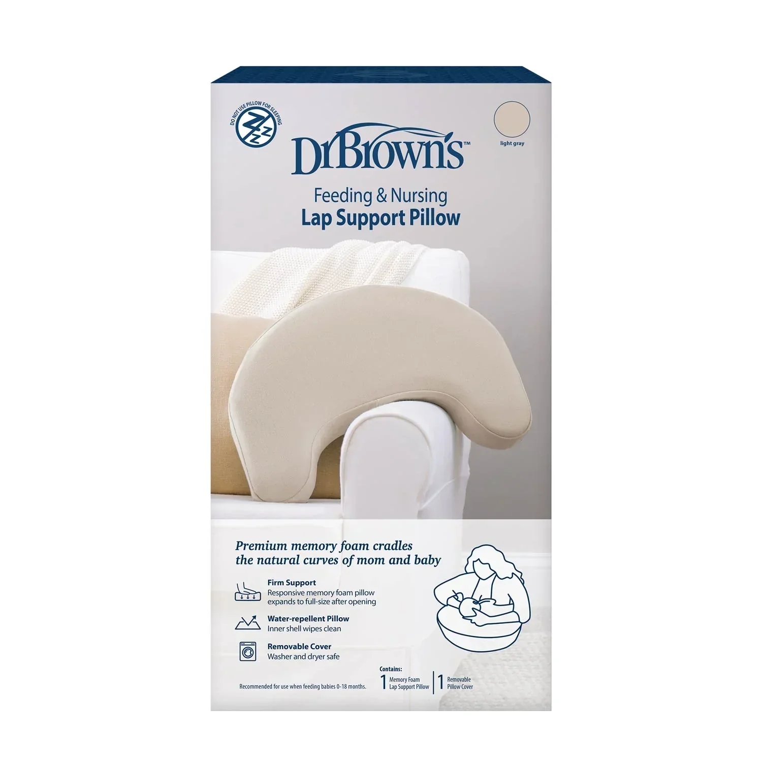 Dr. Brown's - Feeding & Nursing Lap Support Pillow - Image 3