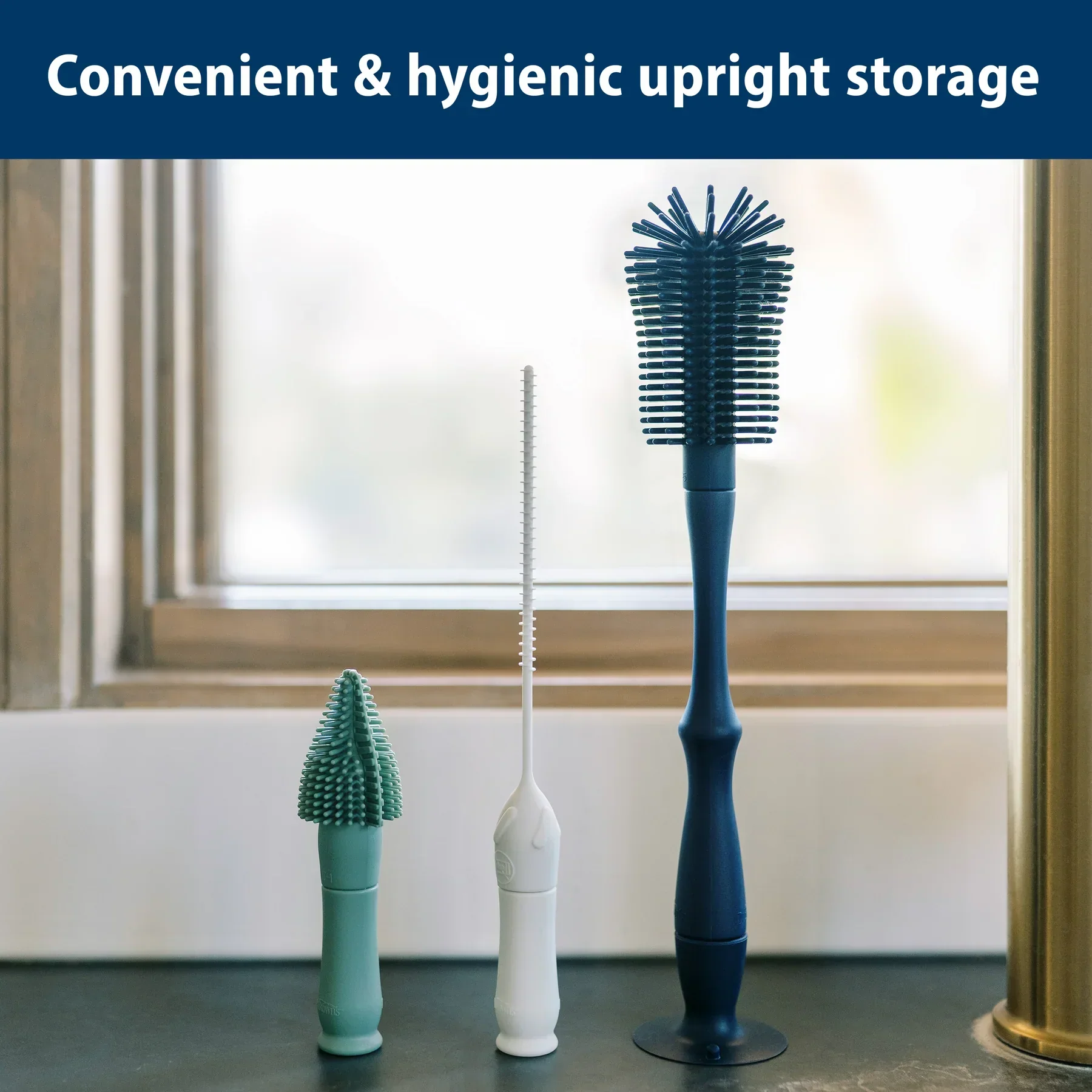 Dr. Brown's - Silicone Cleaning Brush Set (3 Piece) - Image 4