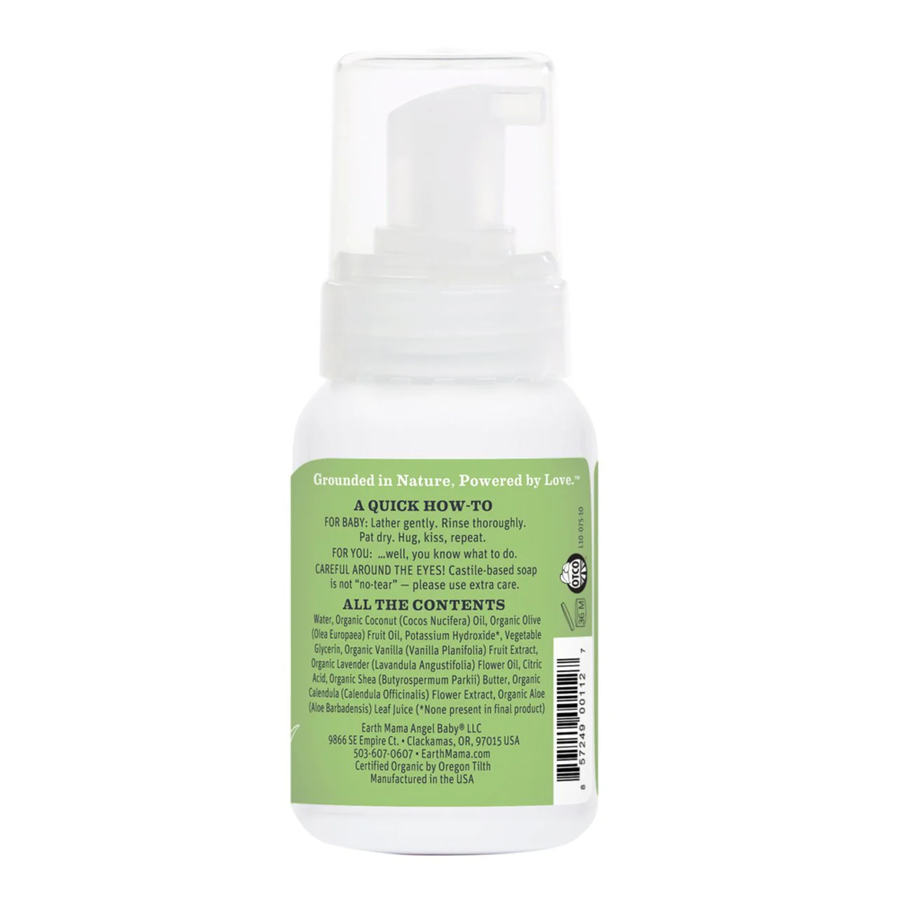 Earth Mama Organics - Calming Lavender Castile Baby Wash - Image 3