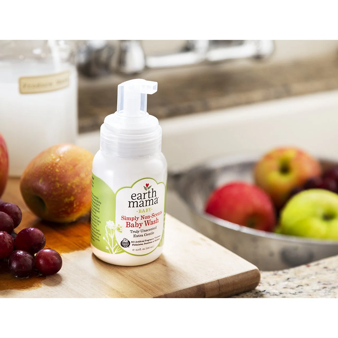 Earth Mama Organics - Simply Non-Scents Castile Baby Wash - Image 2