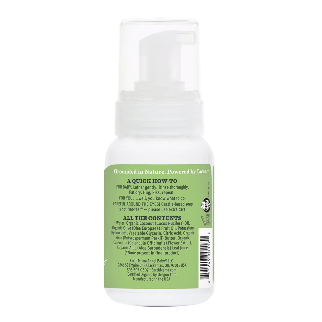 Earth Mama Organics - Simply Non-Scents Castile Baby Wash - Image 4