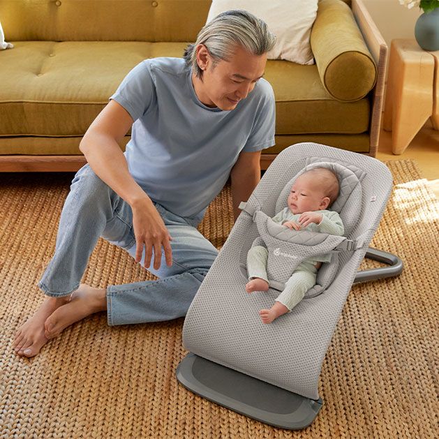 ErgoBaby - 3 in 1 Evolve Bouncer - Mesh Fabric - Image 6