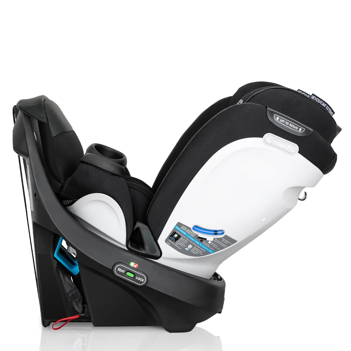 Evenflo - Gold Revolve 360 Extend All-In-One Rotational Car Seat w/ Sensorsafe - Image 3