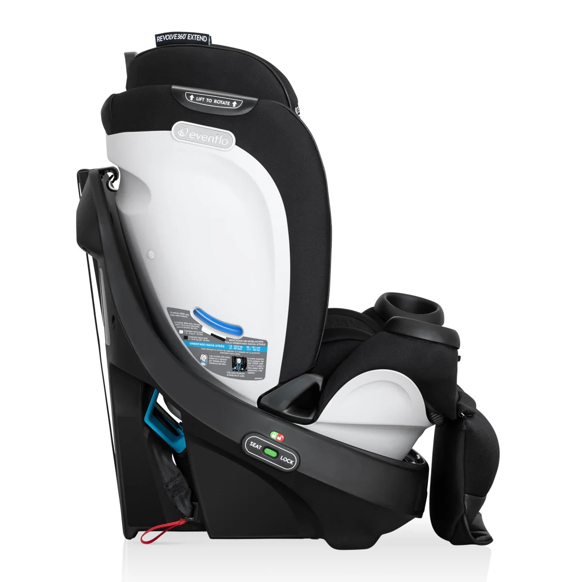 Evenflo - Gold Revolve 360 Extend All-In-One Rotational Car Seat w/ Sensorsafe - Image 4
