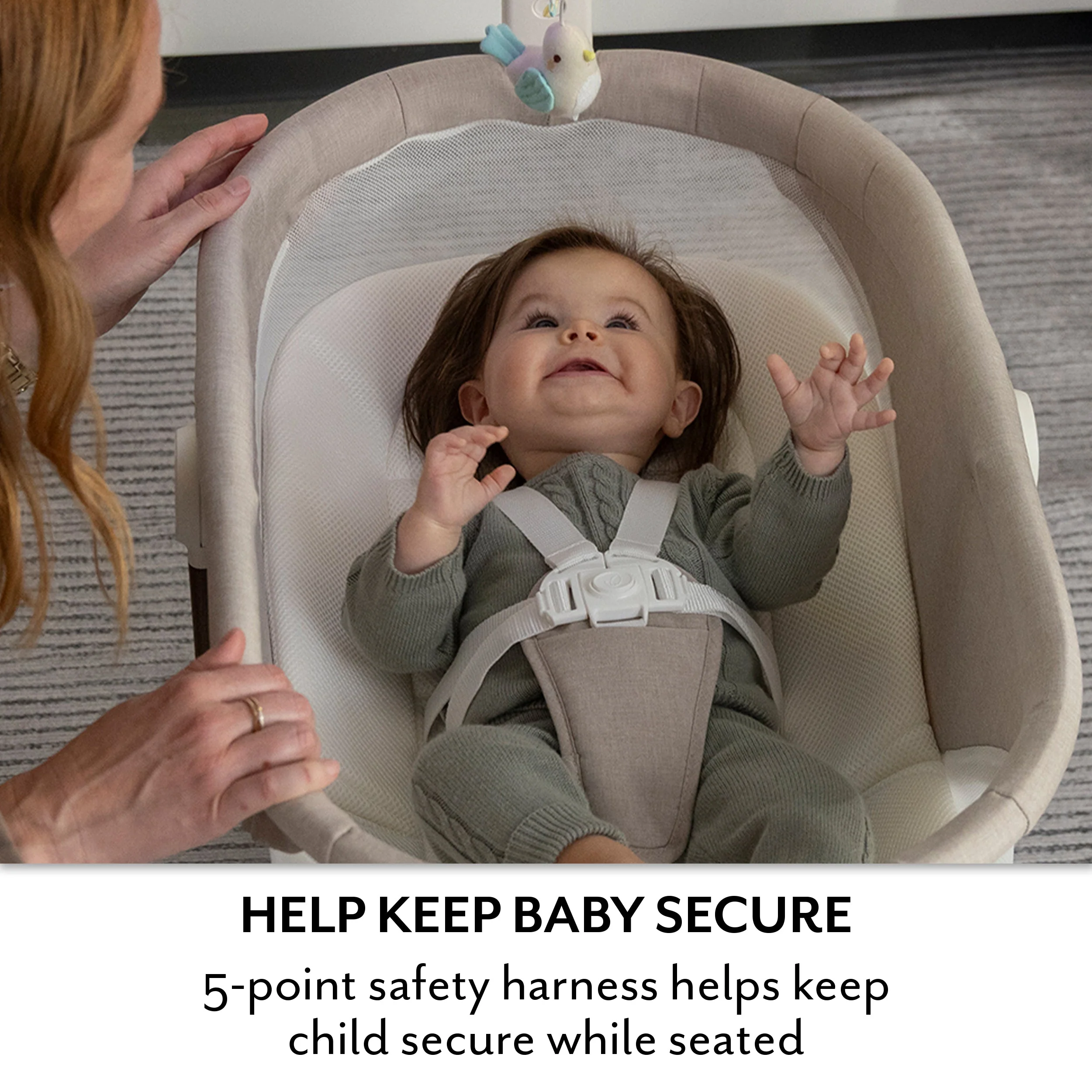 Evenflo - Elara 2-in-1 Smart Motion Swing & Soothing Nest - Image 23