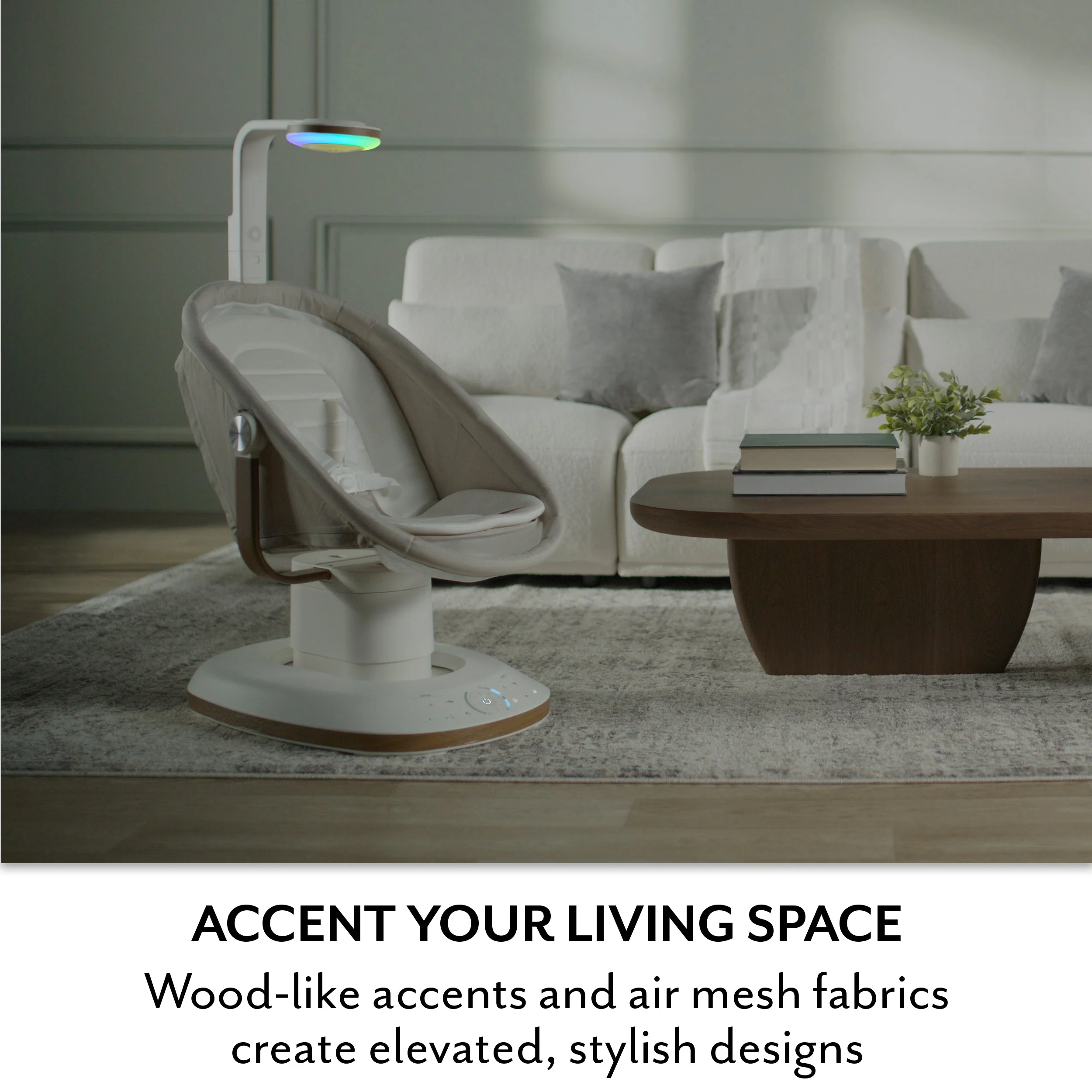 Evenflo - Elara 2-in-1 Smart Motion Swing & Soothing Nest - Image 24
