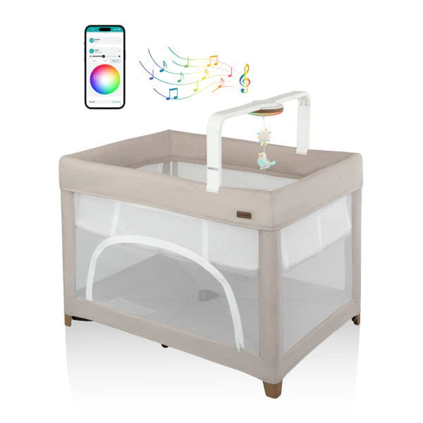 Evenflo - Eris One-Hand Playard with Bassinet