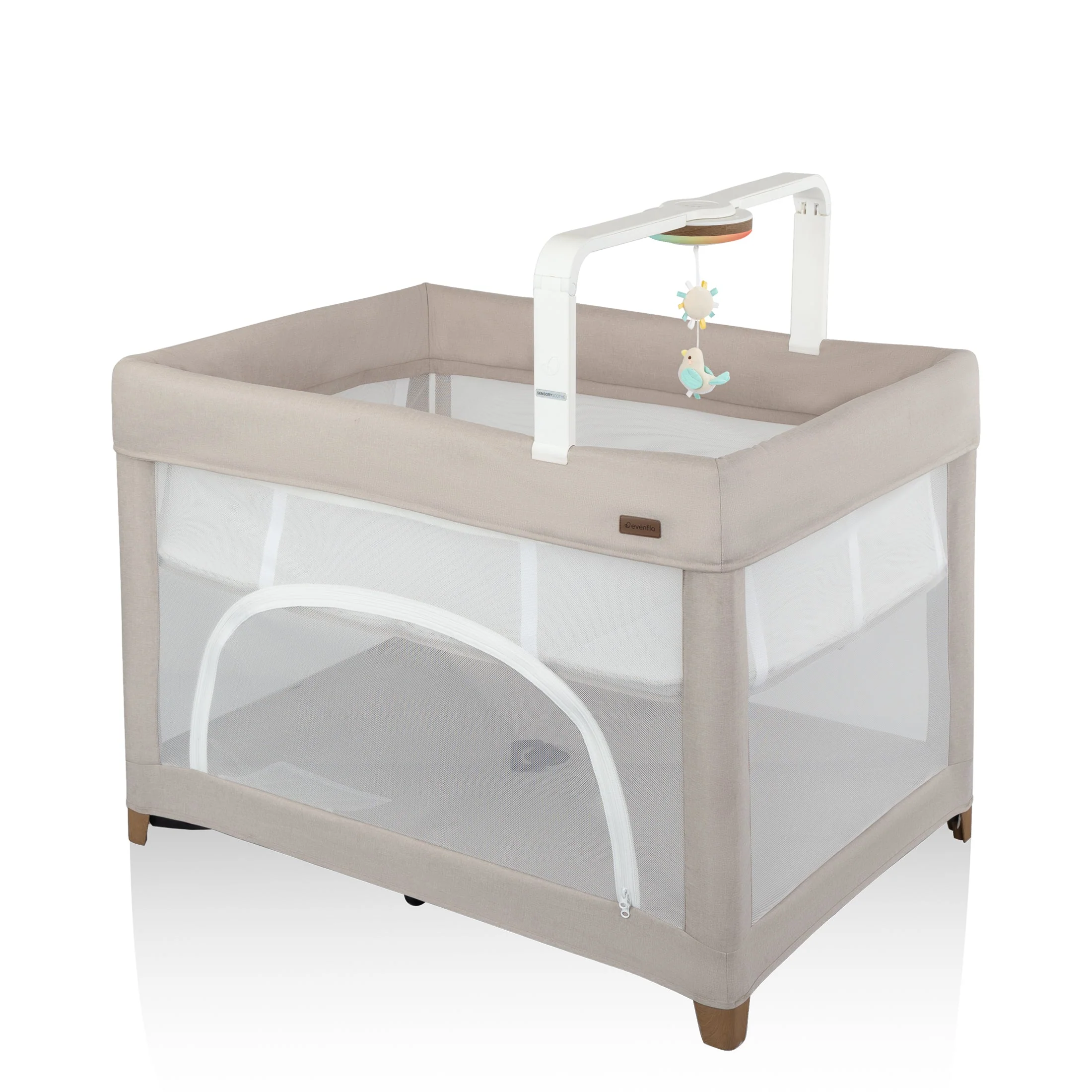 Evenflo - Eris One-Hand Playard with Bassinet - Image 2