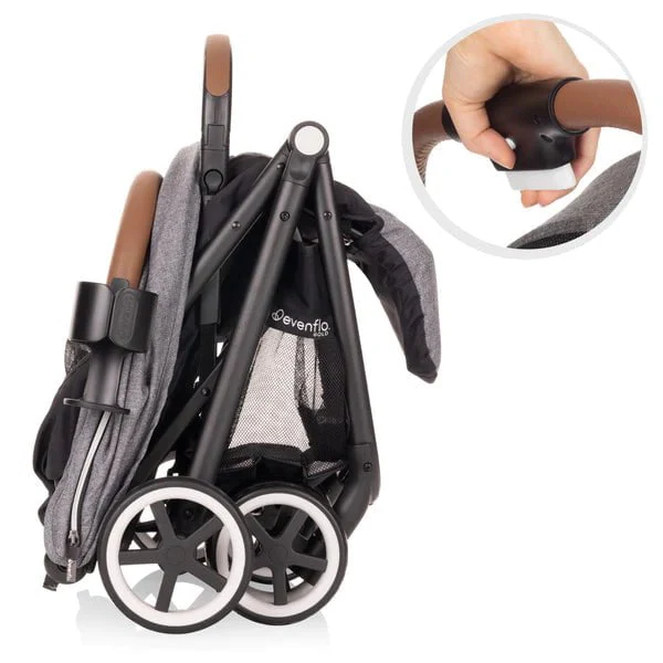 Evenflo - GOLD Otto Self-Folding Lightweight Travel Stroller - Image 5