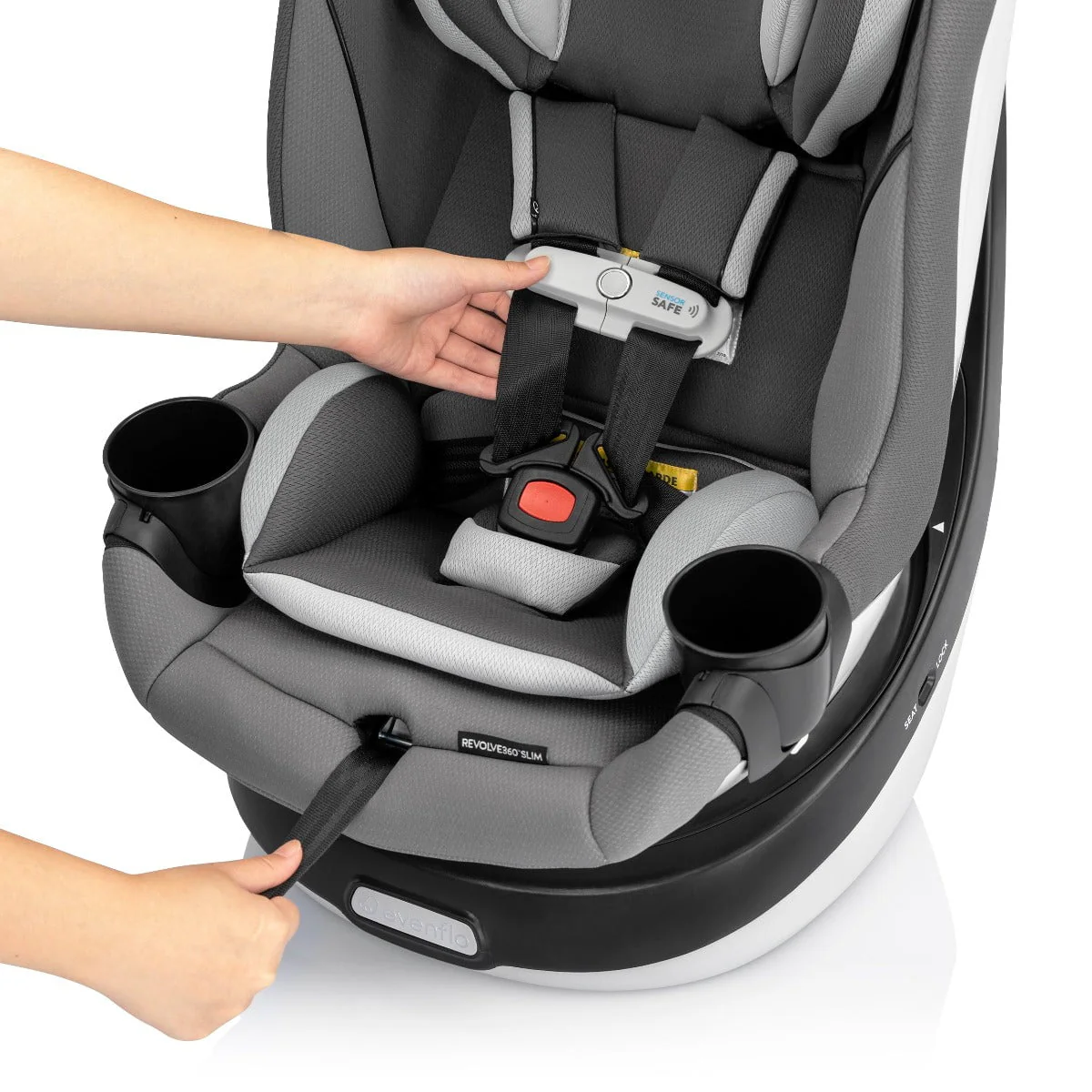 Evenflo - Gold Revolve 360 Slim 2-in-1 Rotational Car Seat with Sensor Safe - Image 5