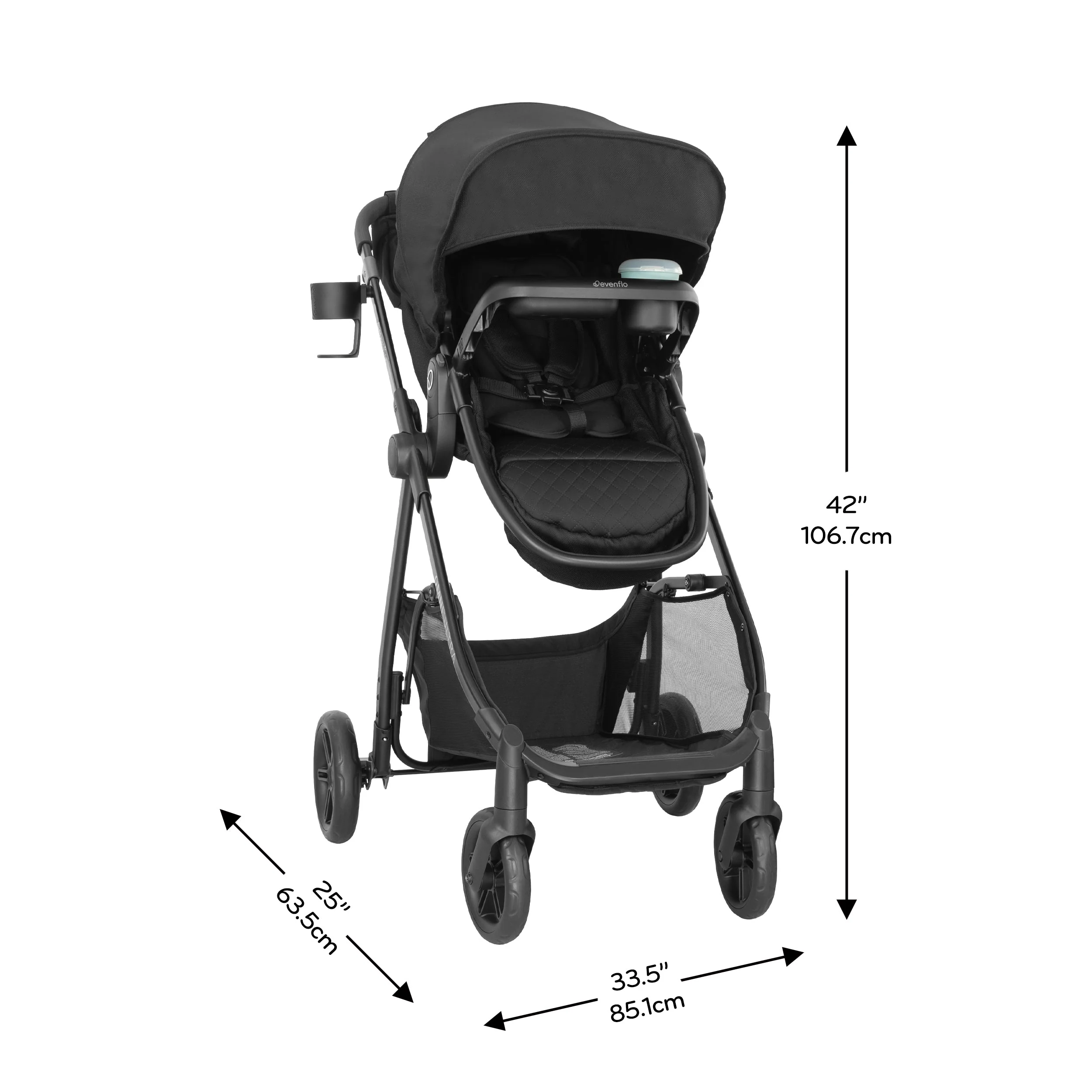Evenflo - Omni Ultra Travel System w/ Revolve180 LiteMax NXT Rotational Infant Car Seat - Image 18