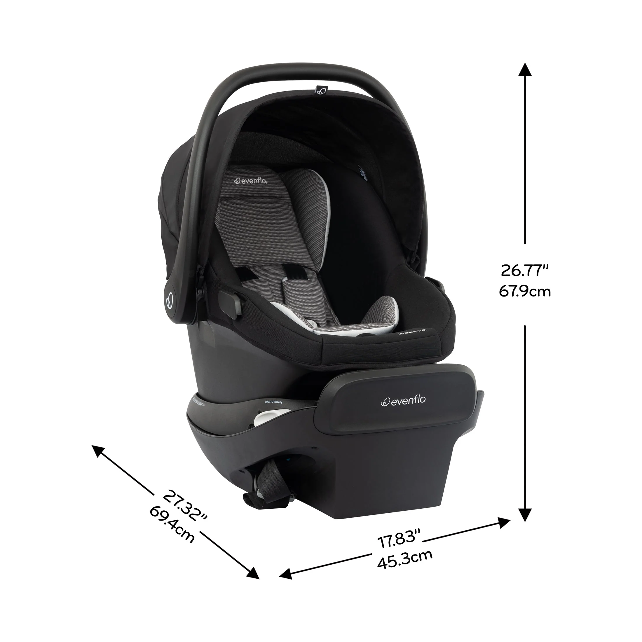 Evenflo - Revolve180 LiteMax NXT Rotational Infant Car Seat - Image 5