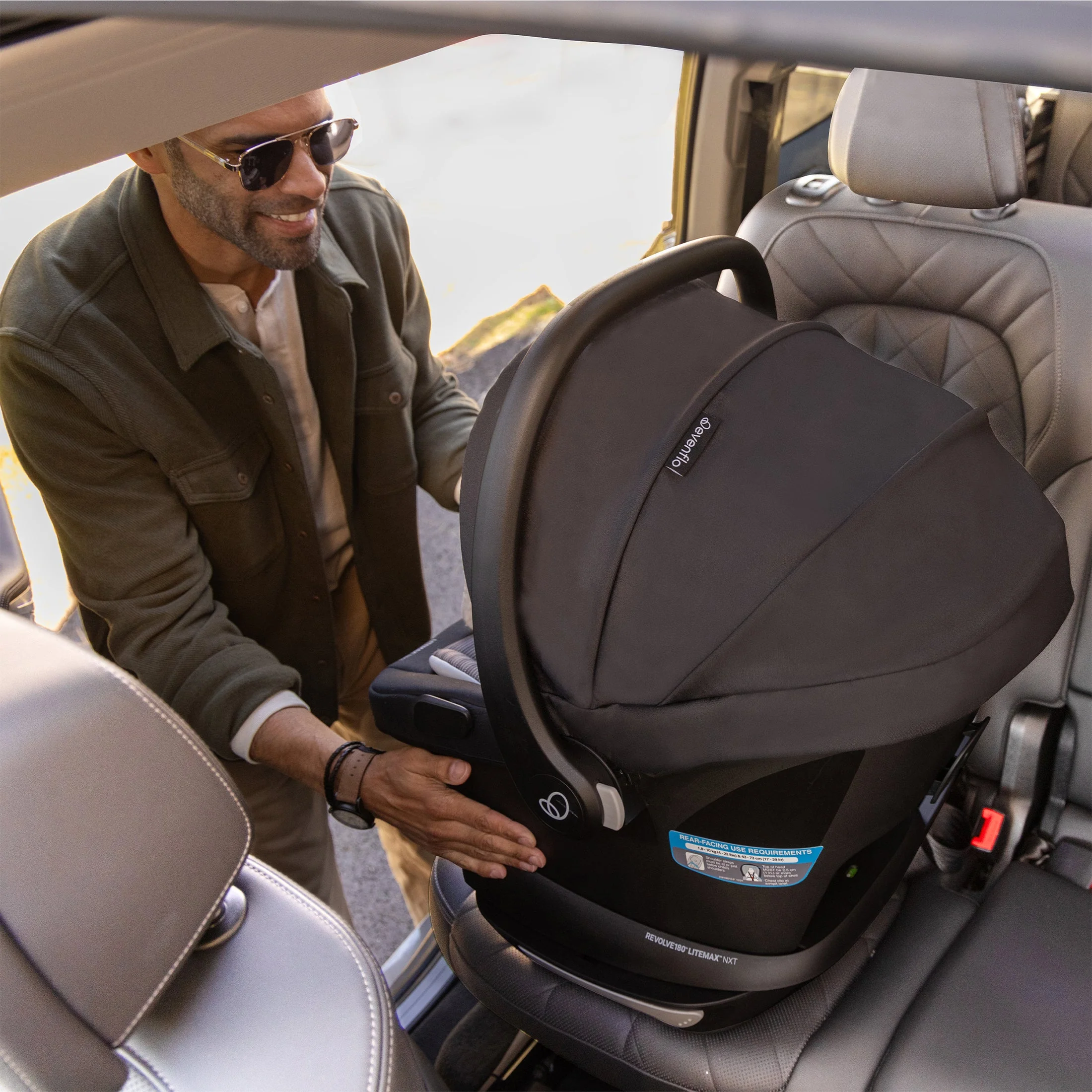 Evenflo - Revolve180 LiteMax NXT Rotational Infant Car Seat - Image 9