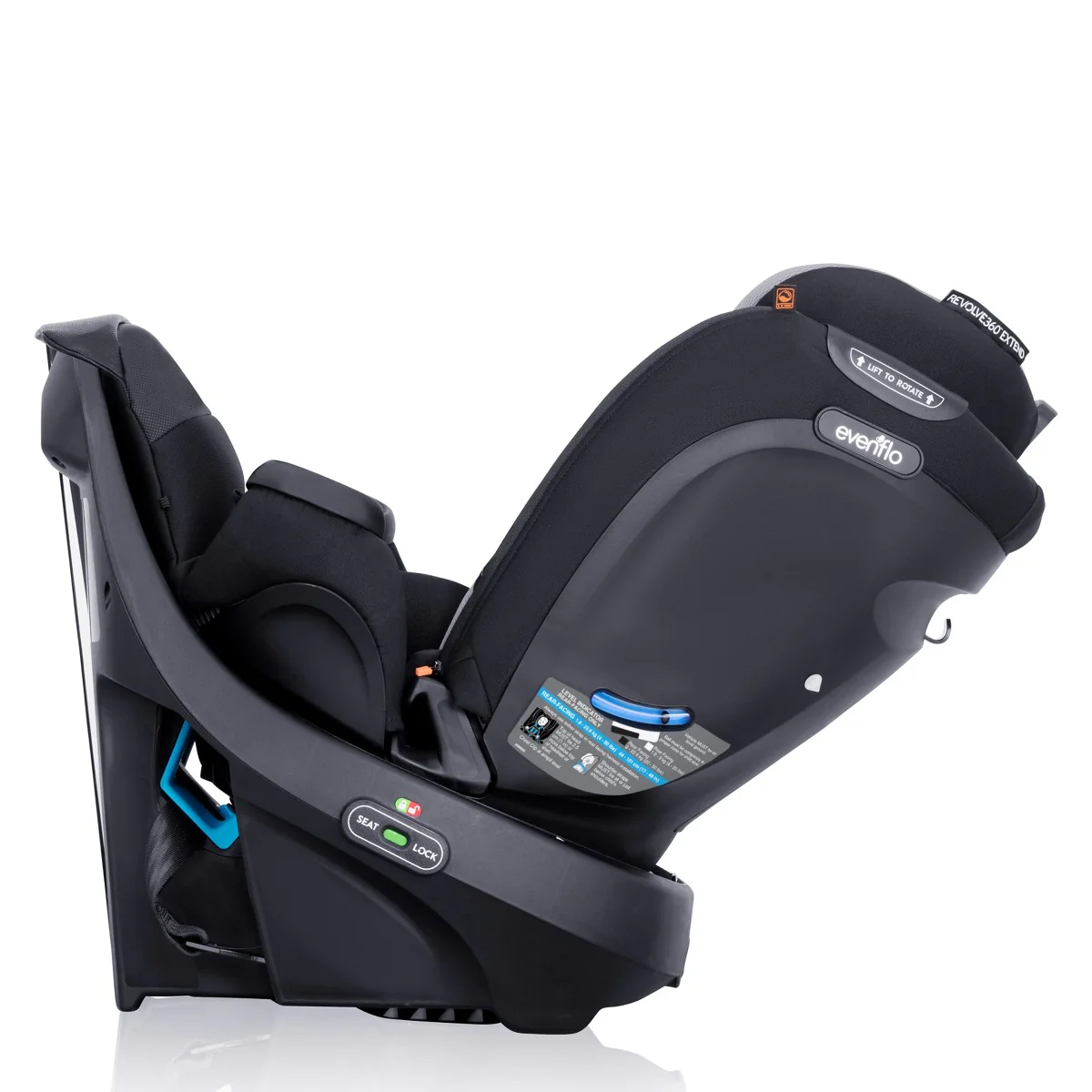 Evenflo - Revolve 360 Extend All-In-One Rotational Car Seat w/Quick Clean Cover (Core+) - Image 5