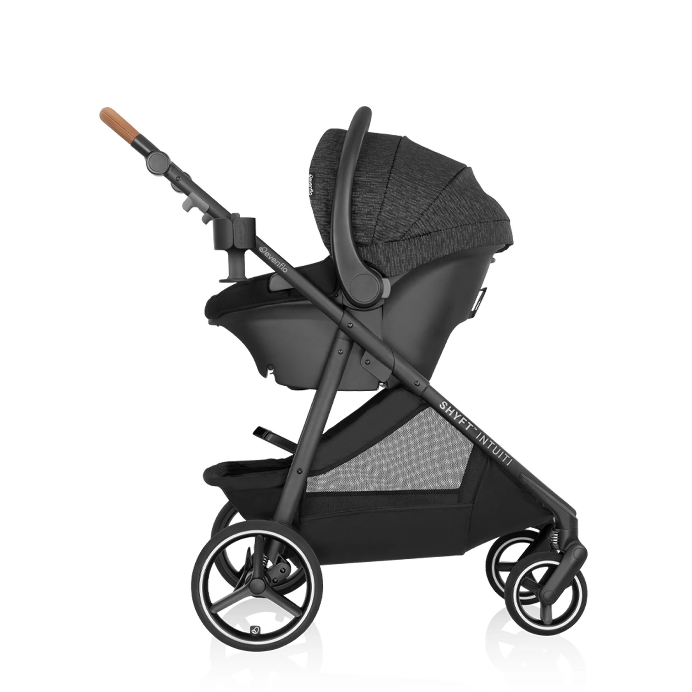 Evenflo - Shyft Intuiti Travel System w/ Revolve180 LiteMax NXT Rotational Infant Car Seat - Image 3