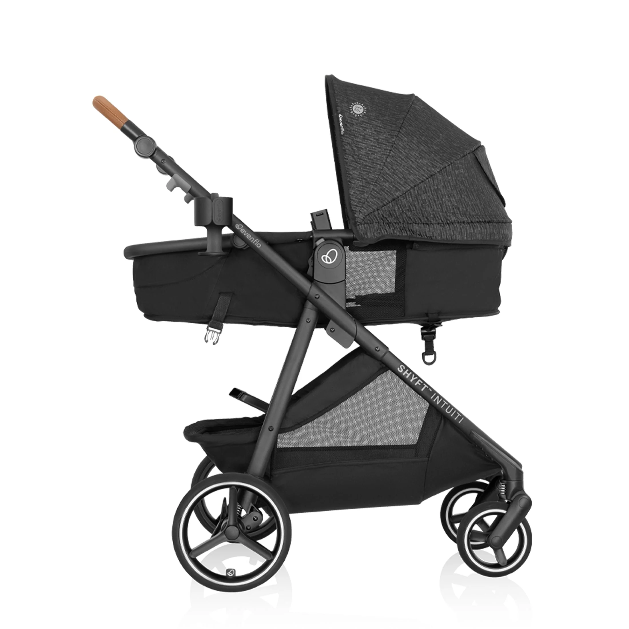 Evenflo - Shyft Intuiti Travel System w/ Revolve180 LiteMax NXT Rotational Infant Car Seat - Image 4