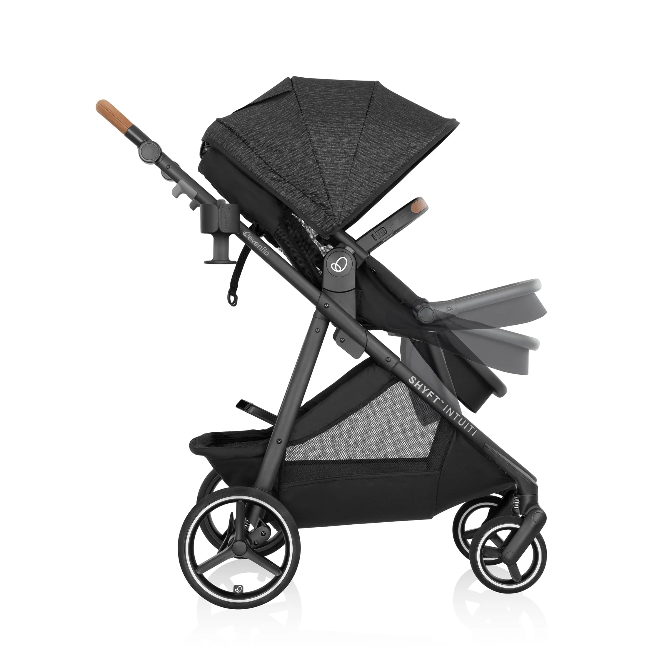 Evenflo - Shyft Intuiti Travel System w/ Revolve180 LiteMax NXT Rotational Infant Car Seat - Image 6