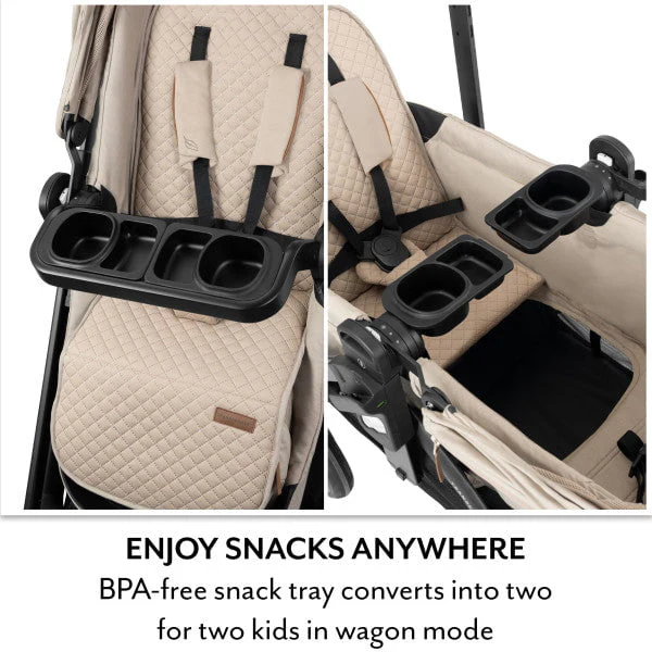 Evenflo - Transformer Stroller to Wagon Travel System + LiteMax NXT Infant Car Seat with SensorySoothe - Image 7