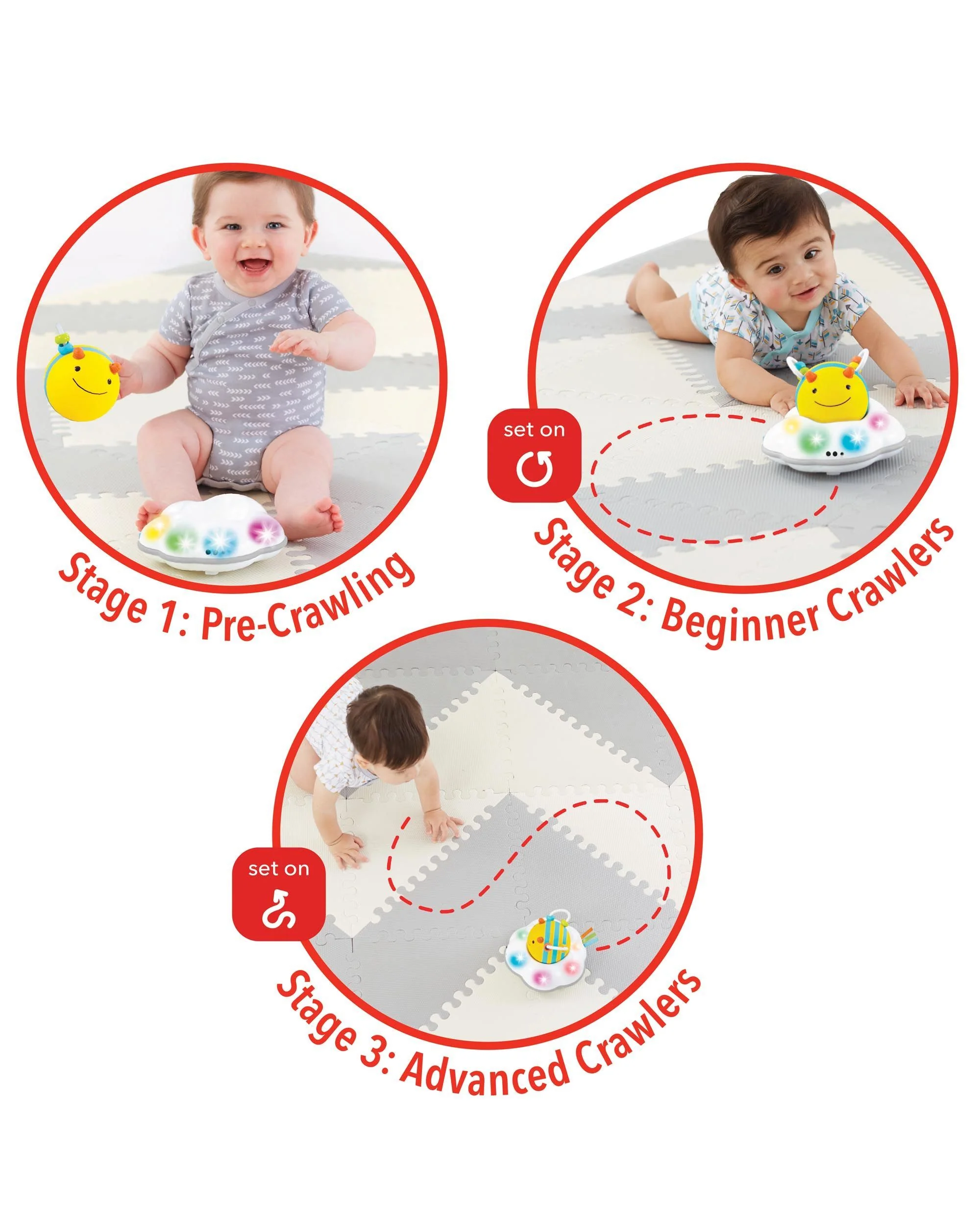 Skip Hop - Explore & More Follow - Bee Crawl Toy - Image 4