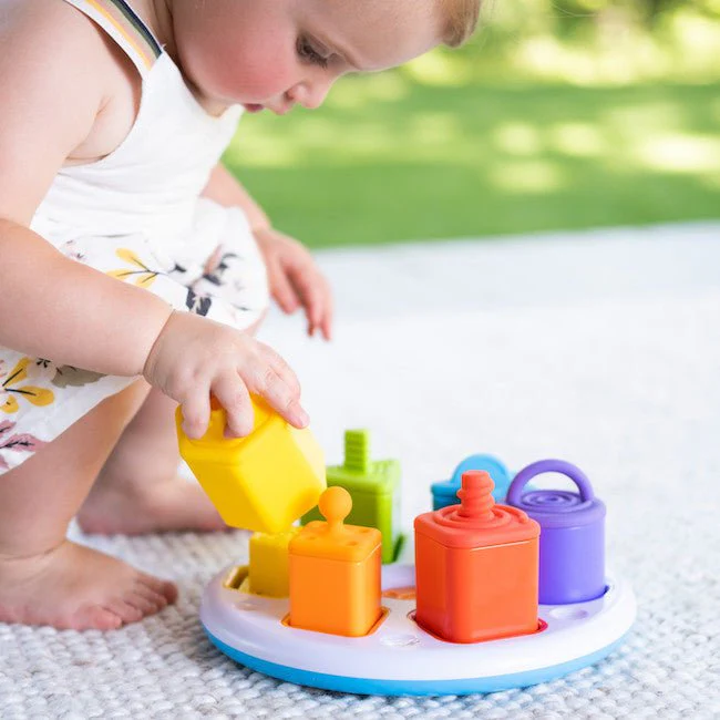 Fat Brain Toys - Plugsy Shape Sorting Toy - Image 4
