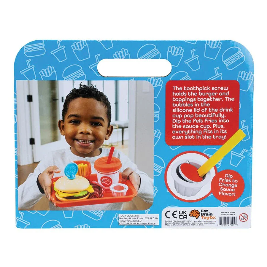 Fat Brain Toys - Pretendables Burger and Fries - Image 4