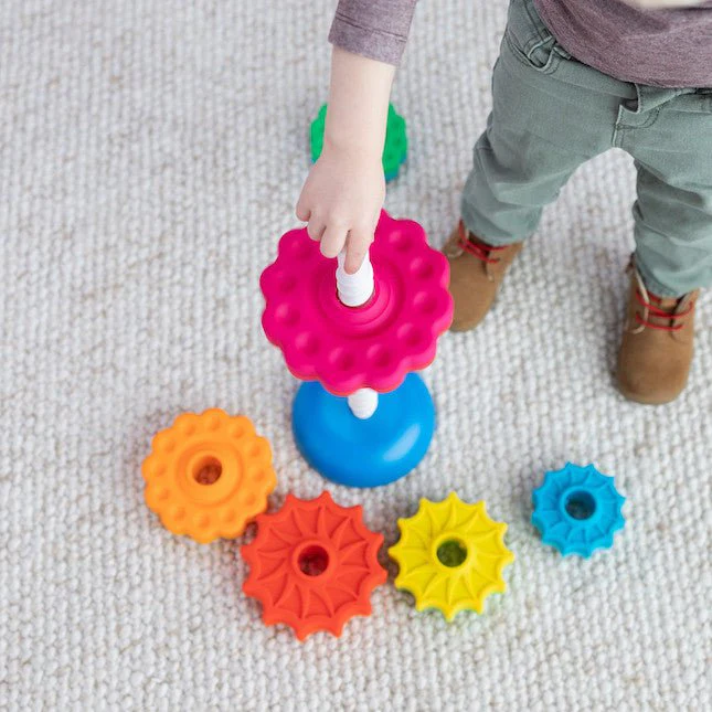 Fat Brain Toys - SpinAgain Stacking Toy - Image 4