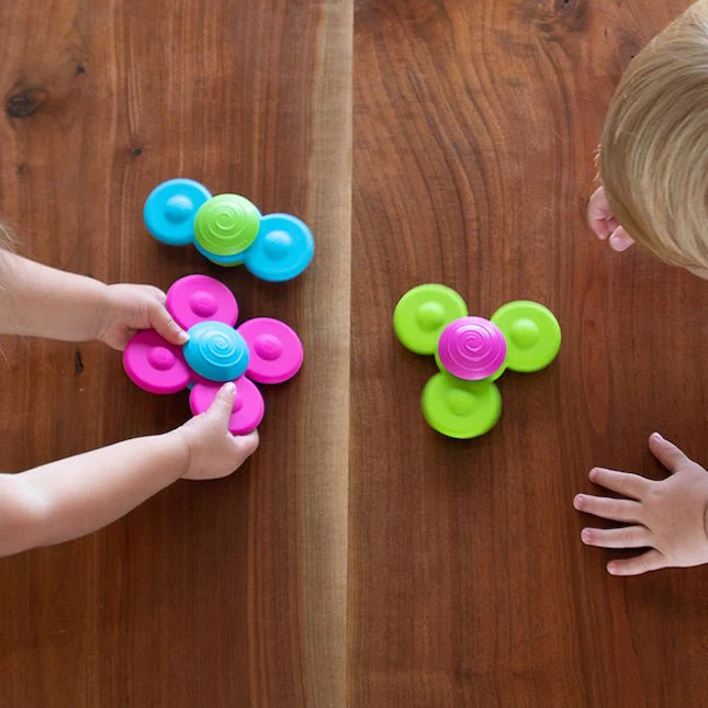 Fat Brain Toys - Whirly Squigz Sensory Toy - Image 4