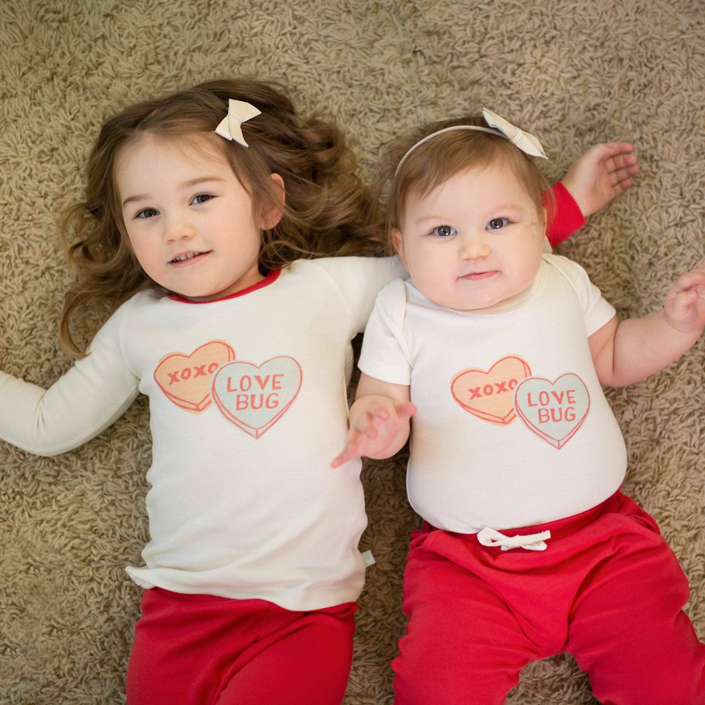 Finn + Emma - Candy Hearts Graphic Bodysuit - Image 3