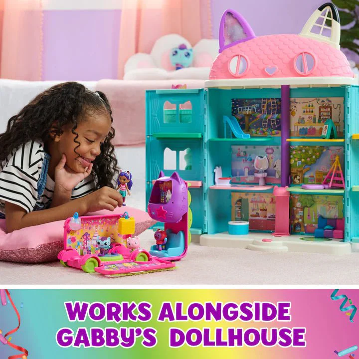 Gabby's Dollhouse - Purrfect Party Bus Play Set - Image 5
