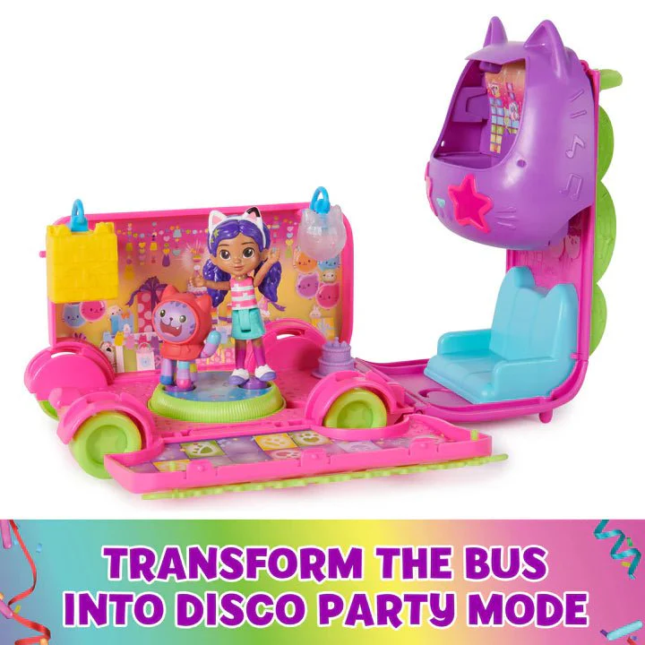 Gabby's Dollhouse - Purrfect Party Bus Play Set - Image 6