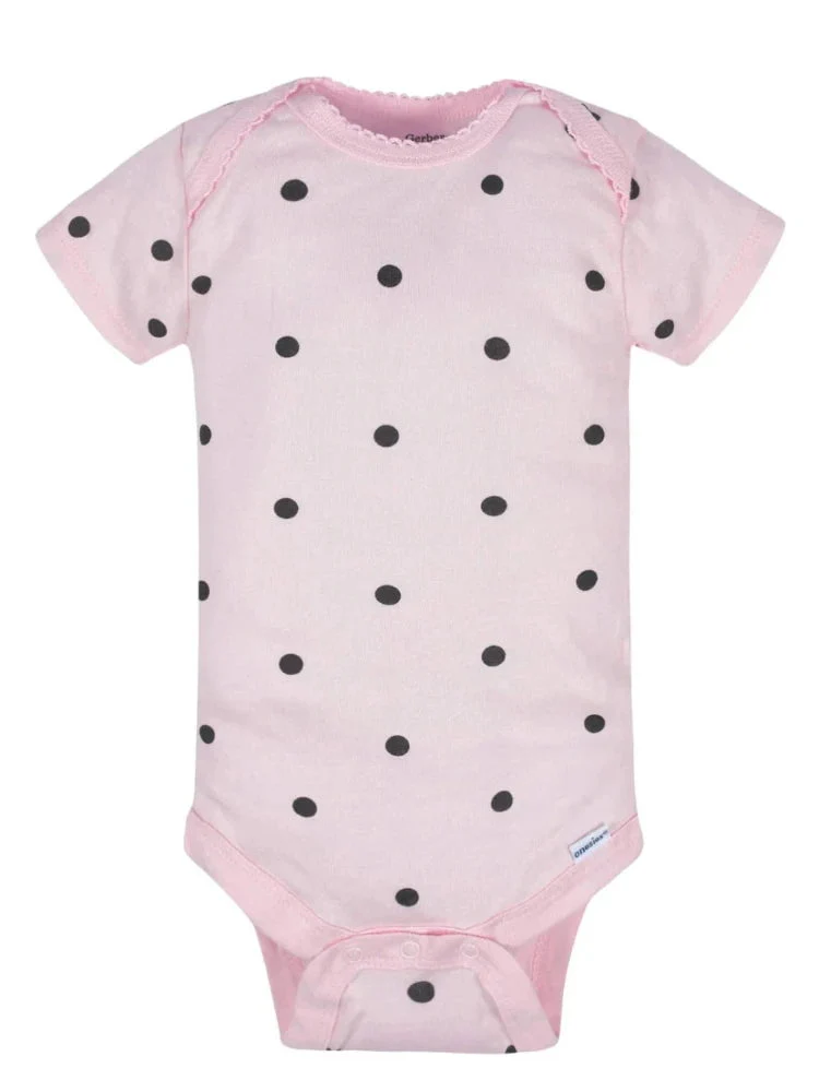 Gerber - Baby Girl Bunny Onesies Bodysuit - 8 Pack - Image 4