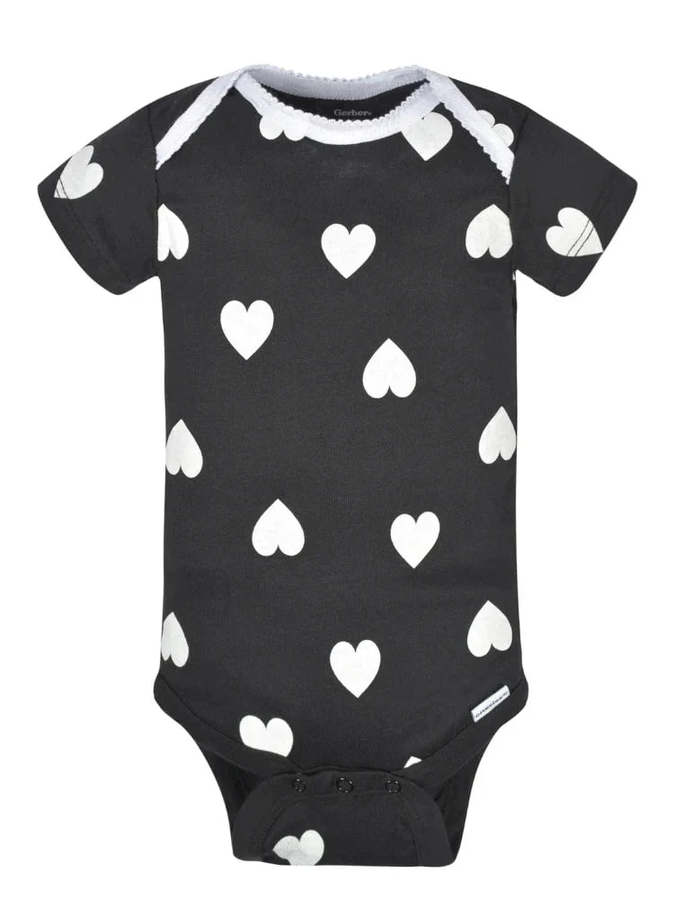 Gerber - Baby Girl Bunny Onesies Bodysuit - 8 Pack - Image 7